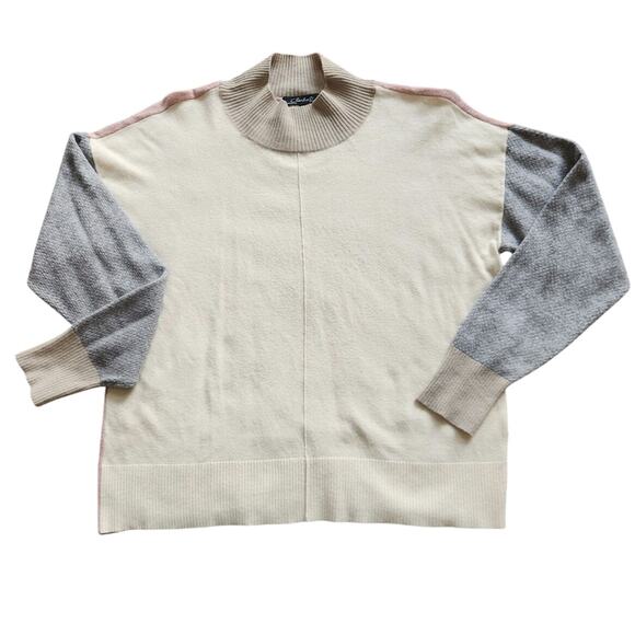 CHARLIE B drop shoulder turtleneck sweater size large - Picture 1 of 4